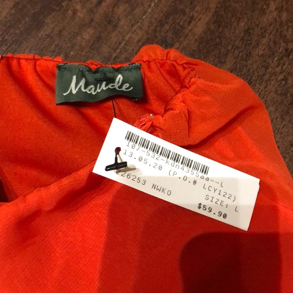 Red Cocktail Dress - Picture 5 of 5